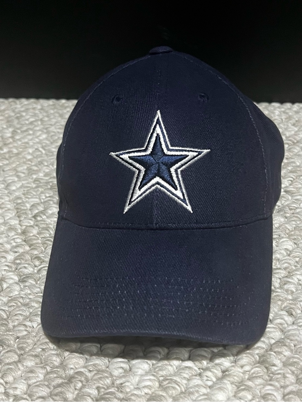 NFL Navy Baseball Cap with White-Outlined Star Logo